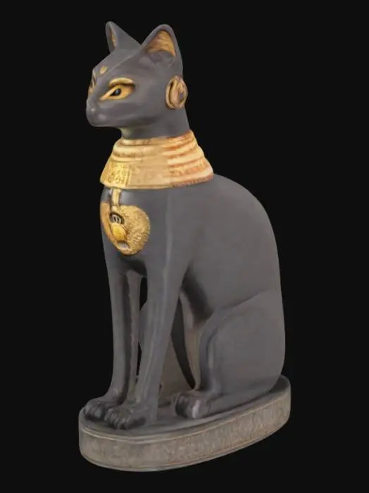 3D model for Bastet Statue