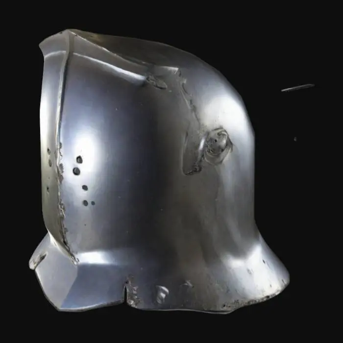 3D model for Helmet with 6 visor holes