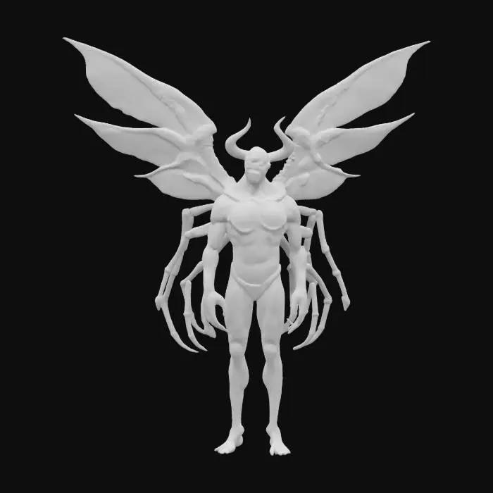 3D model for Gigachad as a crab, humanoid crab, sculpture of muscular wings, crab with angel wings made of crab material
hyperstructure detailed sculpting