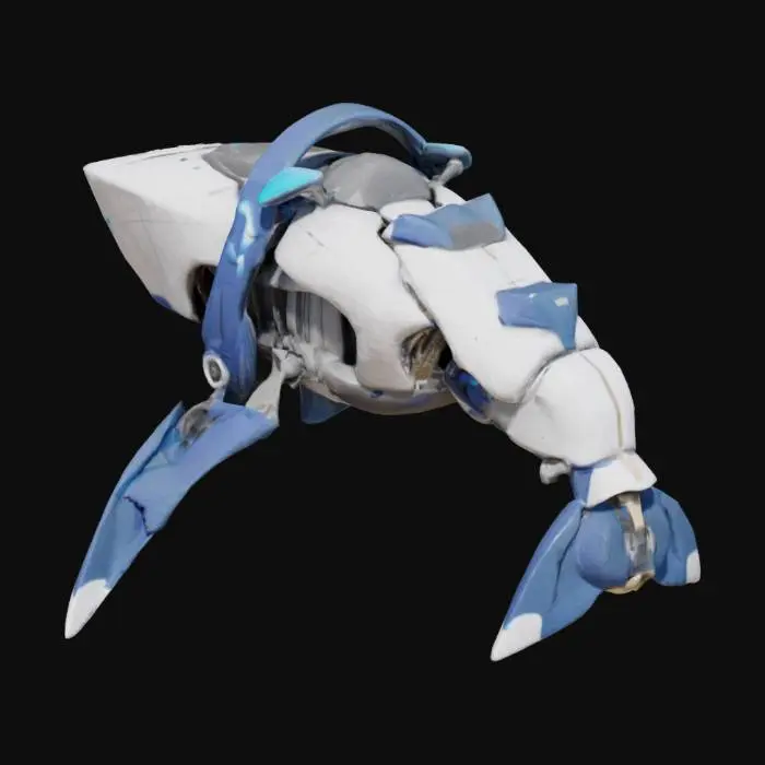 3D model for Mechanical Whale Bot