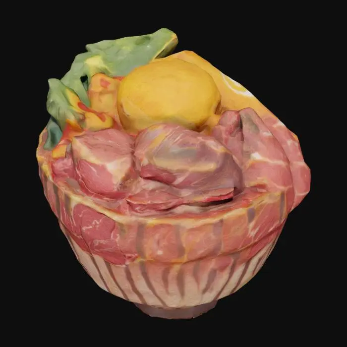 3D model for Delicious Bowl of Abundance