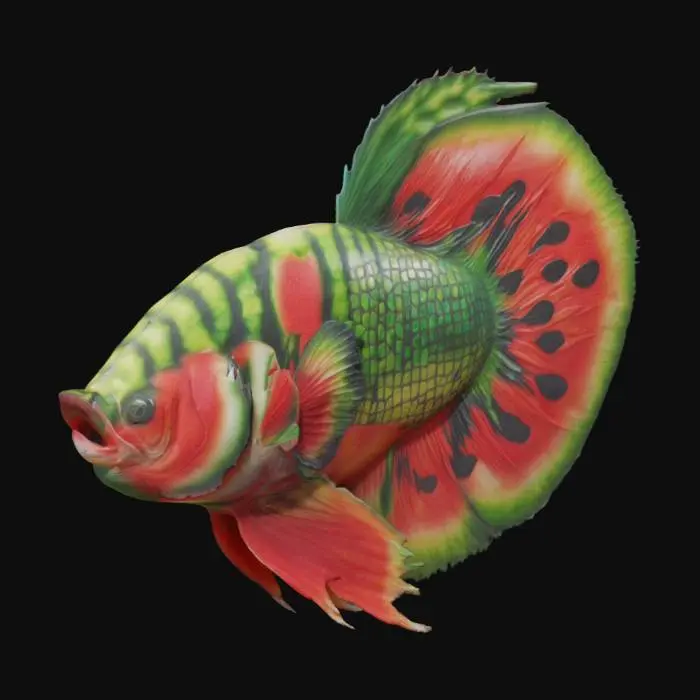 3D model for Watermelon Betta