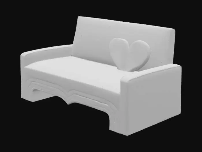3D model for Book Sofa