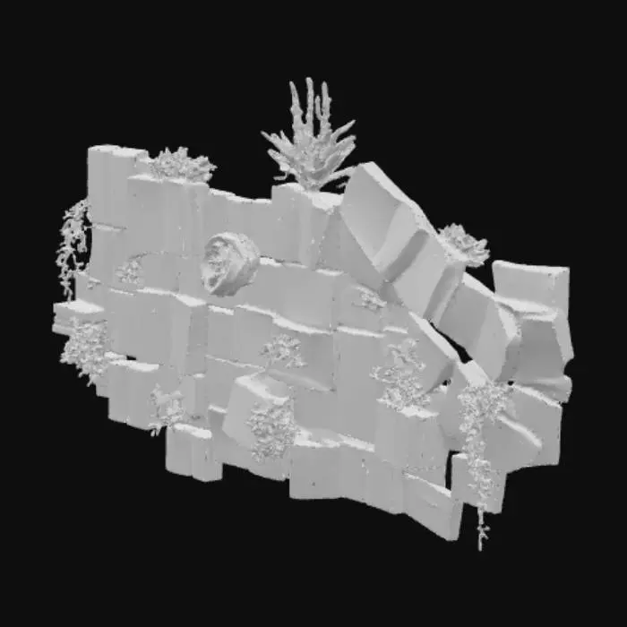 3D model for Floral Pages