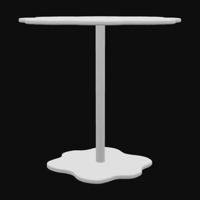 3D model for Petal Table
