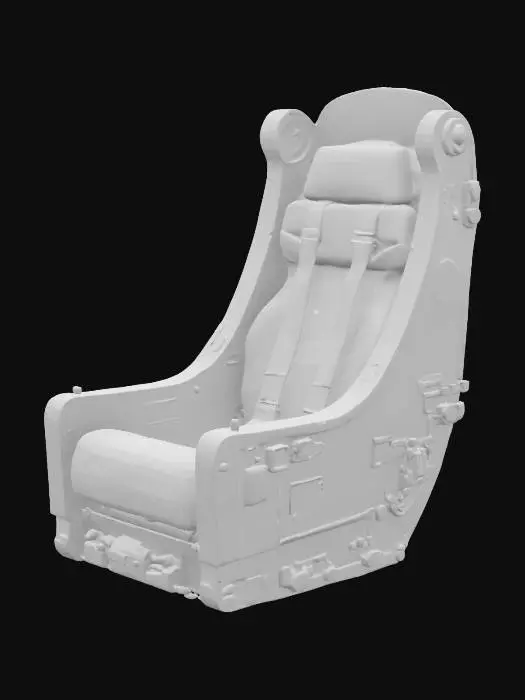 3D model for jet ejection flight seat
