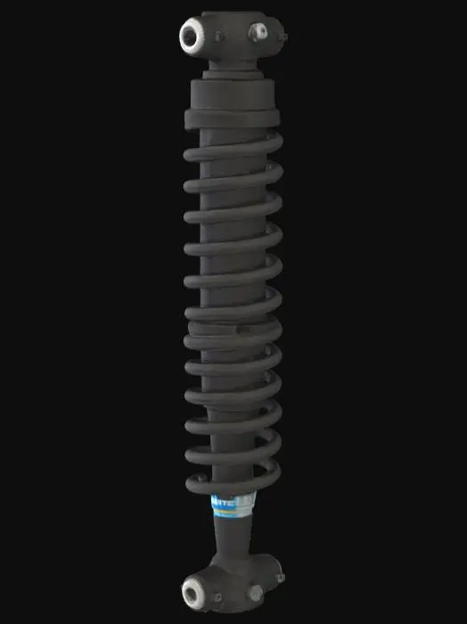 3D model for a single Bilstein automotive racing dampener with spring.