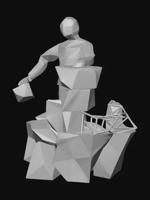 3D model for Cube Collector