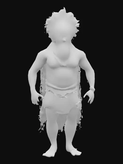 3D model for [New Zealand] highly detailed Maori doing the Haka. Pixar inspired. Colourful indiginous face and body paint, #AroundTheWorld#