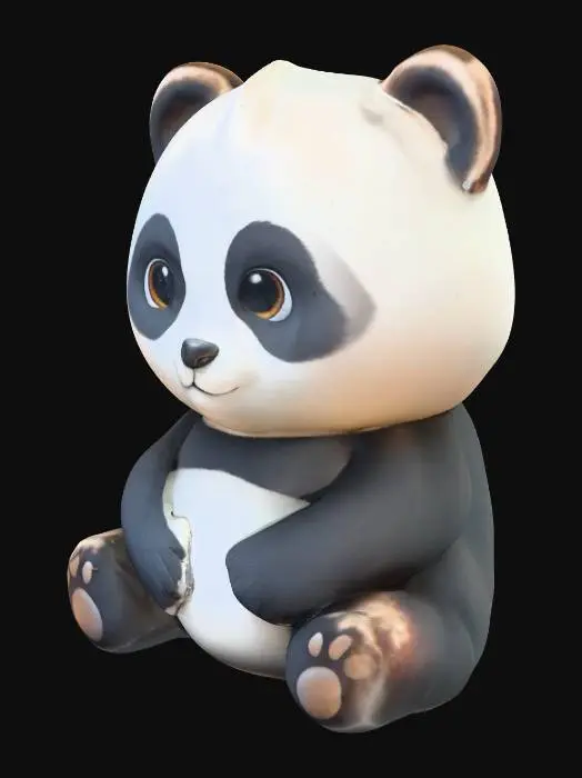 3D model for Panda in the Bamboo Forest