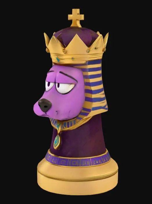 3D model for King Canine Pharaoh