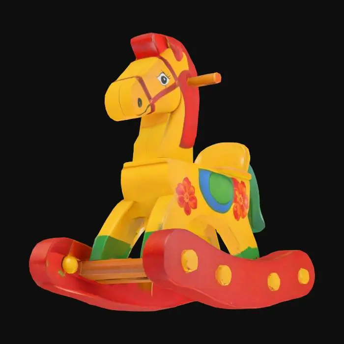 3D model for Rocking Horse Toy