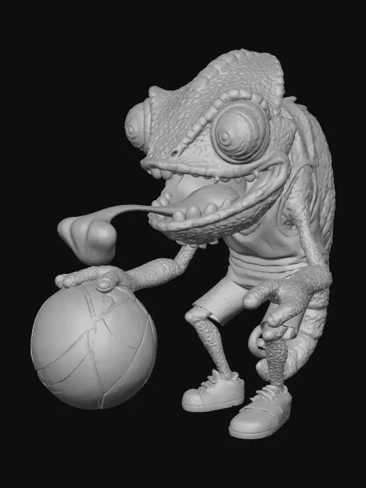 3D model for Chameleon Slam Dunk