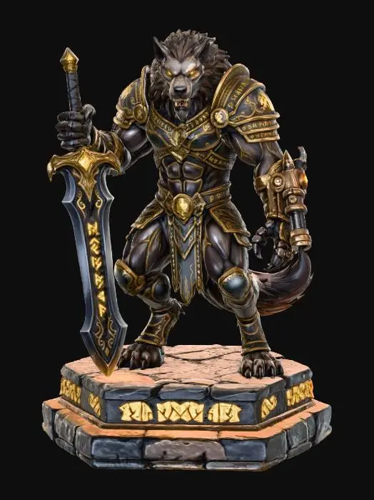 3D model for Lycan Knight Ascendant