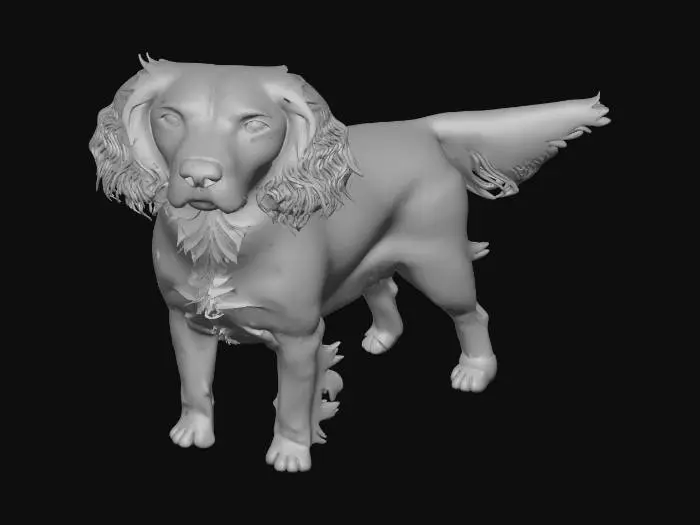 3D model for dog in a kennel (4)