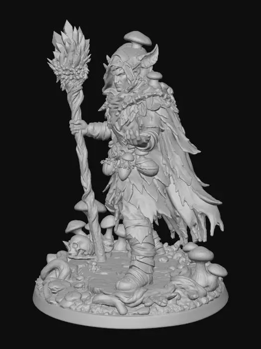 3D model for Mushroom Druid