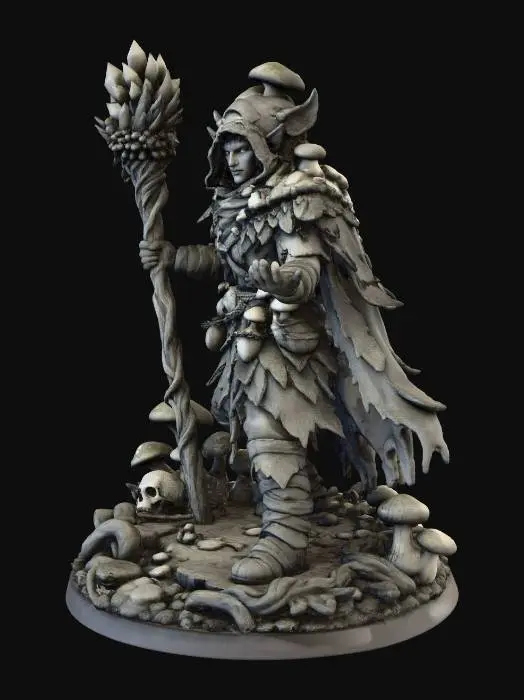 3D model for Mushroom Druid