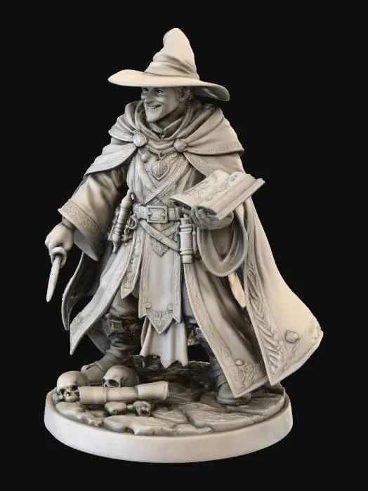 3D model for wizard dnd