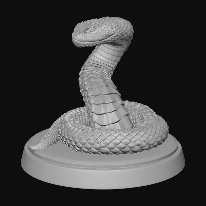3D model for Stone Serpent Coil