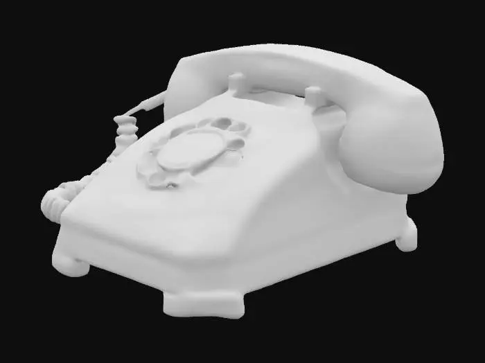 3D model for Retro Rotary Phone