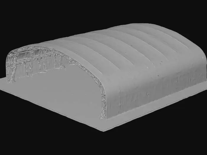 3D model for Hangar Archway