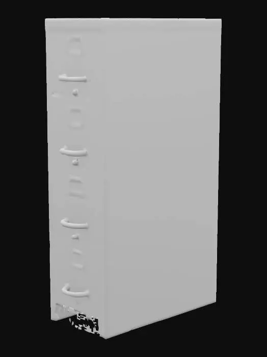 3D model for Green Filing Cabinet
