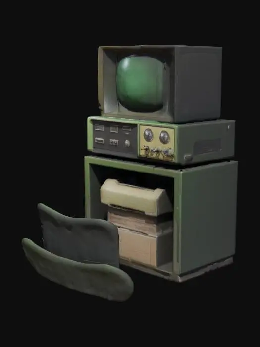 3D model for Vintage Control Room