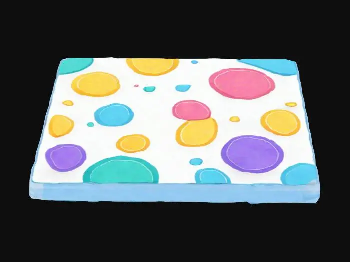 3D model for Polka Dot Popsicle Squared Floor
