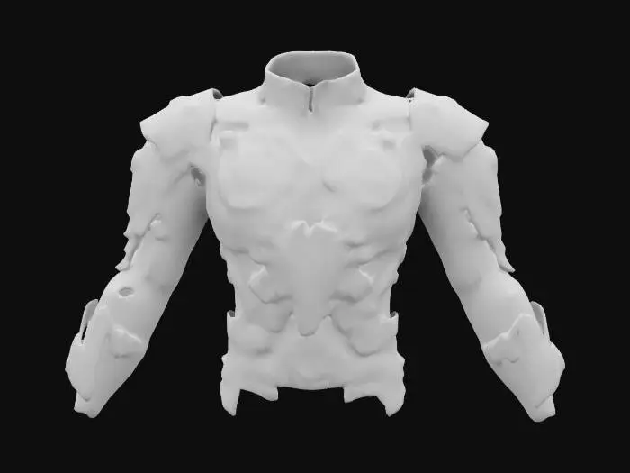 3D model for #ChronoForgeWeapon#, Plastron Of Legend power aura light glow, the object is a big Plastron crafted in metal and gold with a blue light plasma injection , futiristic , sci fi dark technology , Tek , vivid colors , realistic 