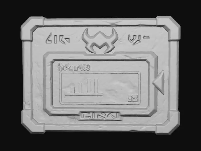 3D model for Ancient Data Tablet