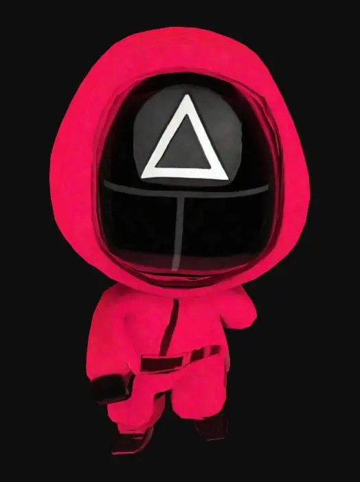 3D model for Triangle Guard Cartoon