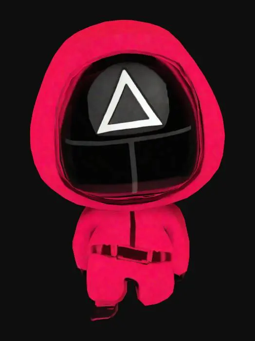 3D model for Triangle Guard Cartoon