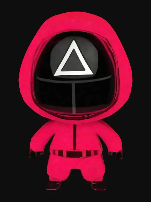 3D model for Triangle Guard Cartoon