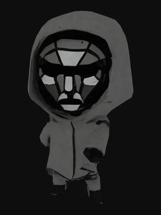 3D model for Dark Hooded Figure