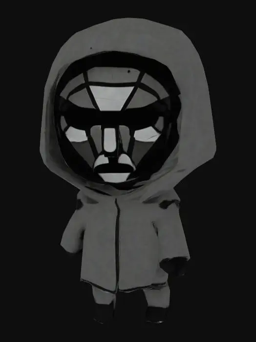 3D model for Dark Hooded Figure