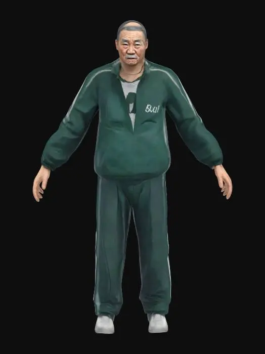3D model for Green Tracksuit Character 001