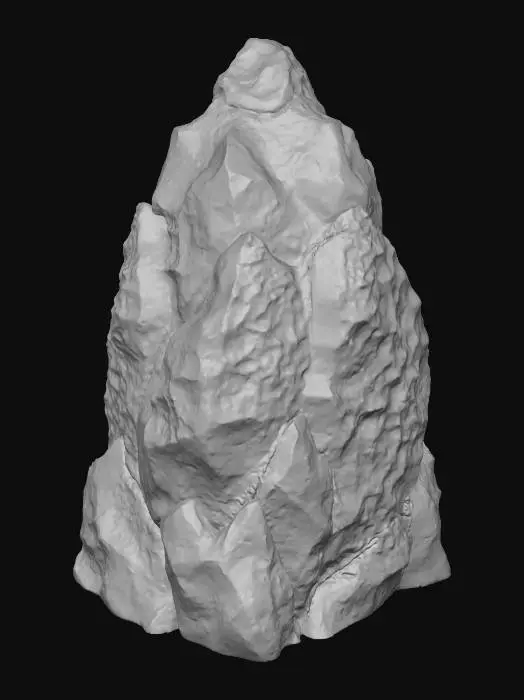 3D model for Gold game style minerai gisement