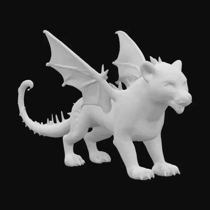 3D model for #fairy#, , masterpiece, glowing EYES stylized Spectral Tiger mossy Flying Mount with realistic style legendary funny game style vivid colors, Unique Original Shape, dotted Albinos skin, Dream Creature , Perfection 