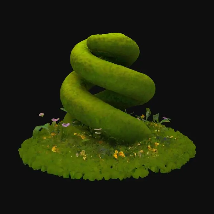 3D model for #garden#, Majestic Regular Dreamy Mossy Golden Number Geometrical Garden Grass Sculpture, subtile flower ornement, Royalty Palac Garden Shape Style,