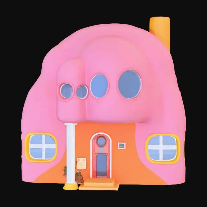 3D model for Colorful Dream House