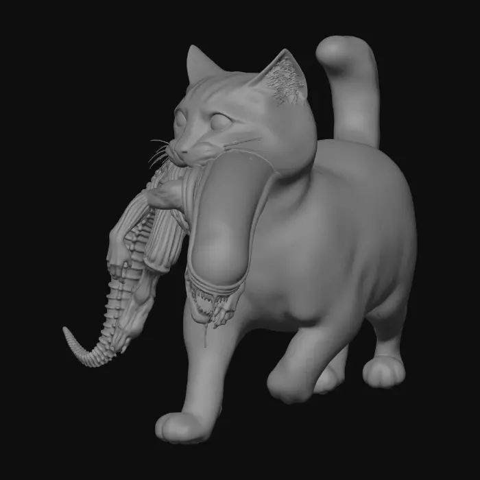 3D model for ALIEN CAT