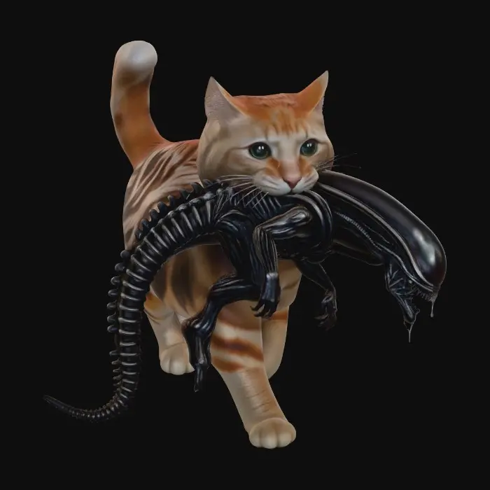 3D model for ALIEN CAT