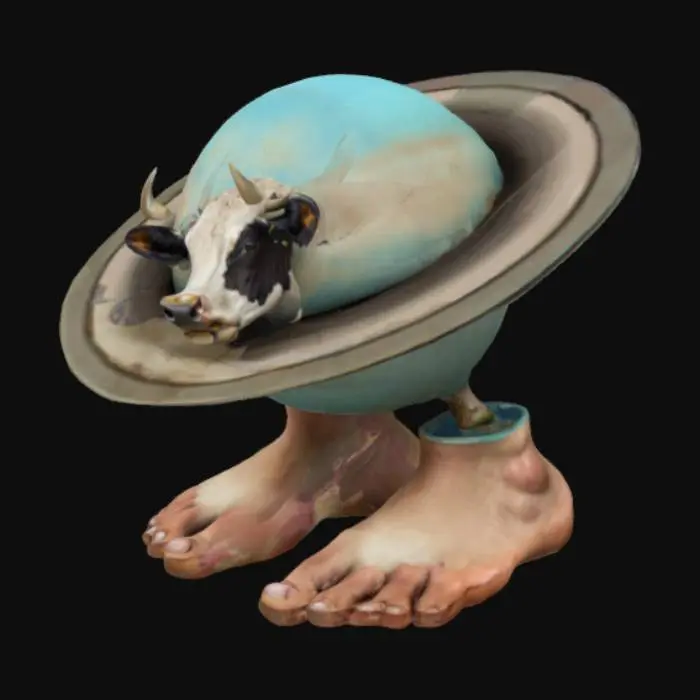 3D model for Cosmic Cow Stroll
