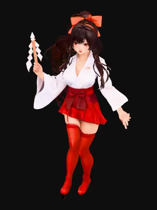 3D model for Autumn Miko Stroll