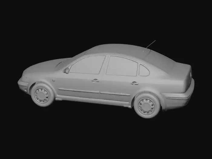 3D model for Tri-Color Parade Sedan