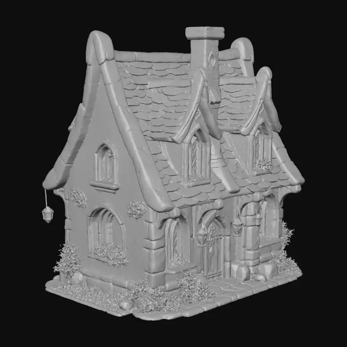 3D model for Enchanted Cottage