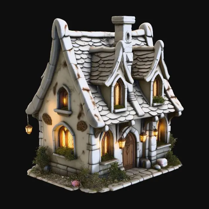 3D model for Enchanted Cottage