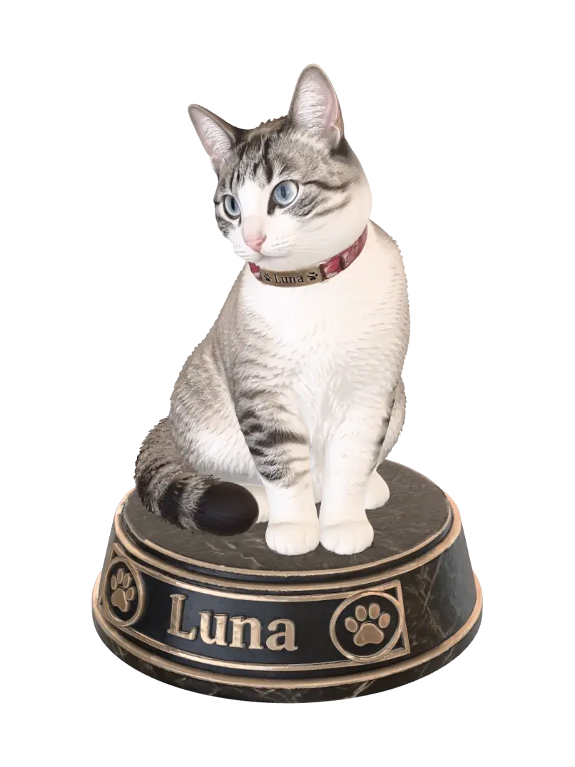 Gatinha - Noblewoman 3D model, vytvořený pomocí AI