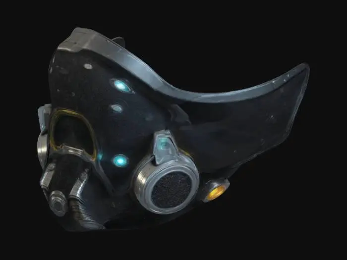 3D model for SciFi Mask_12