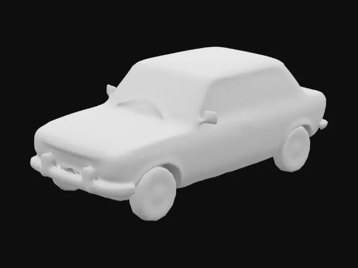 3D model for fiat 128 car